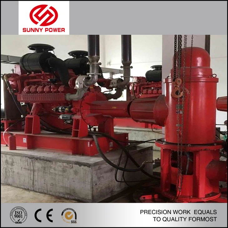 Hluboké požární čerpadlo na dieselový motor